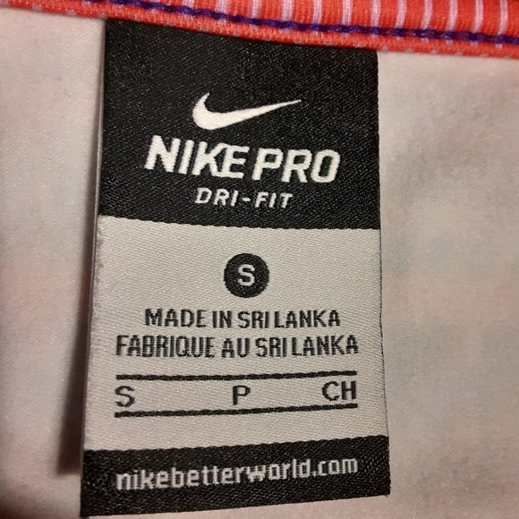 Nike Pro Women's Dri Fit Multi Tribal 1/2 Zip Pullover Top in Size S 685681-696 - Picture 4 of 6